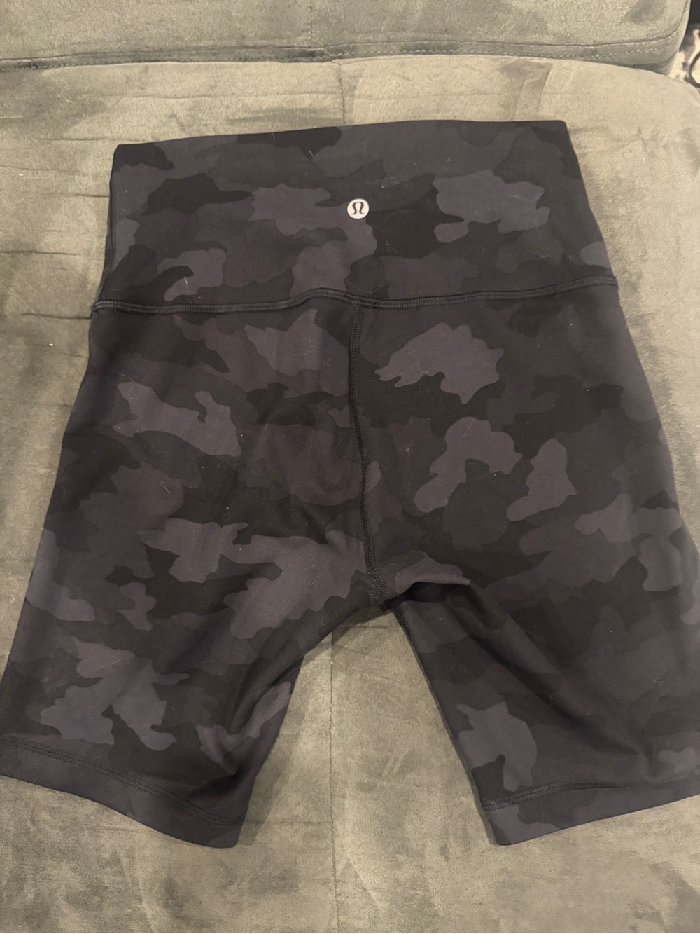 lululemon athletica Women’s Black Camo High-Rise Athletic Shorts